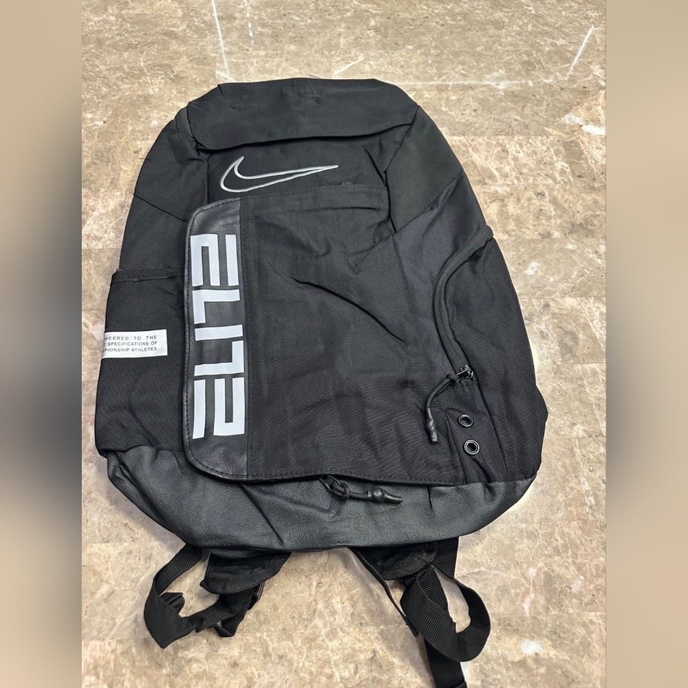 NEW! Nike Elite Pro Hoops Olympic 32L Basketball Backpack Black Unisex - Picture 2 of 5